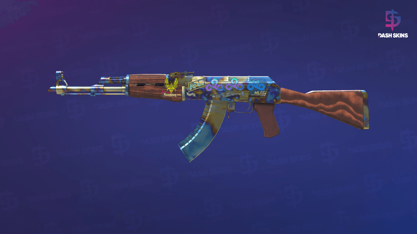 AK-47 | Case Hardened (Minimal Wear) Screenshot Playside