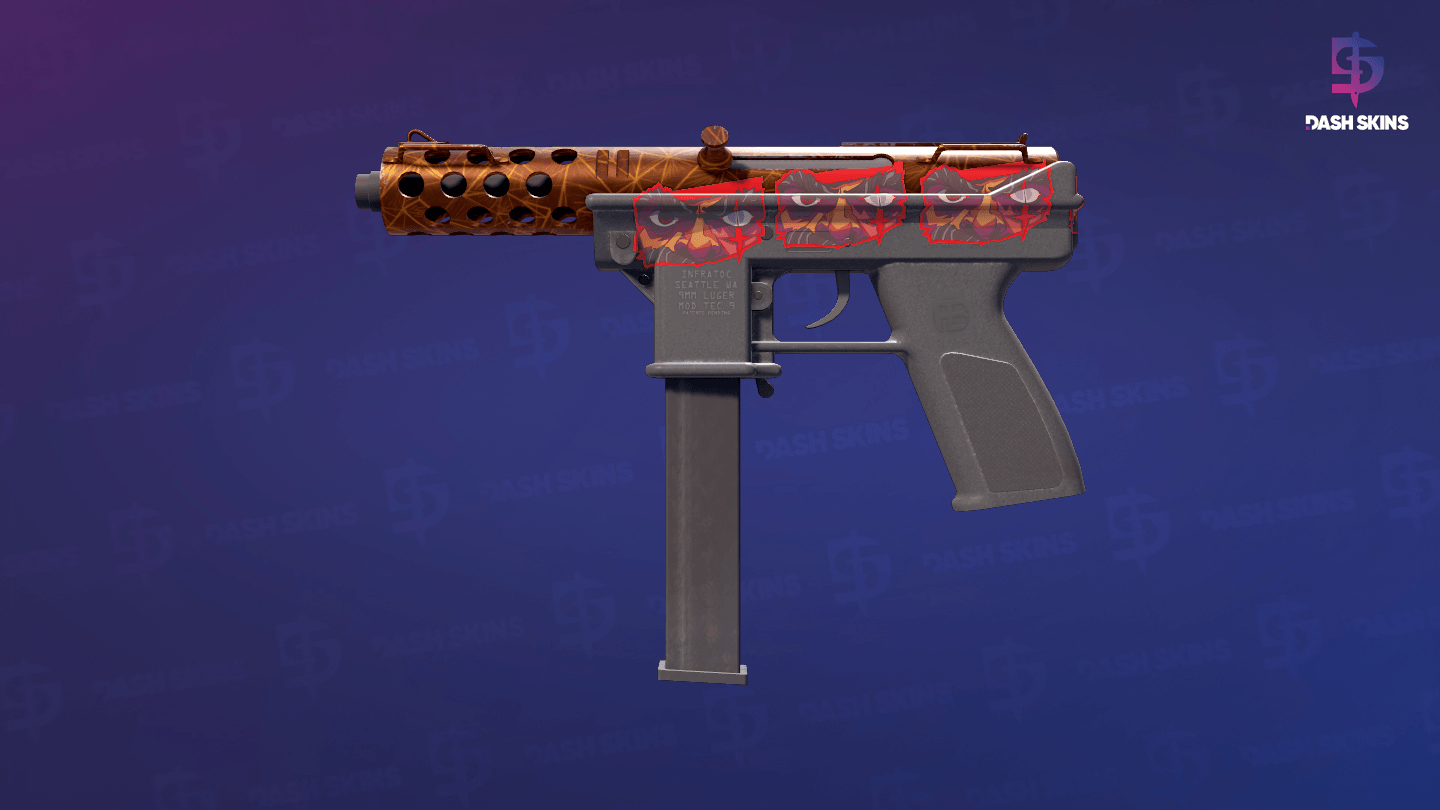 Tec-9 | Red Quartz (Factory New) Screenshot Playside
