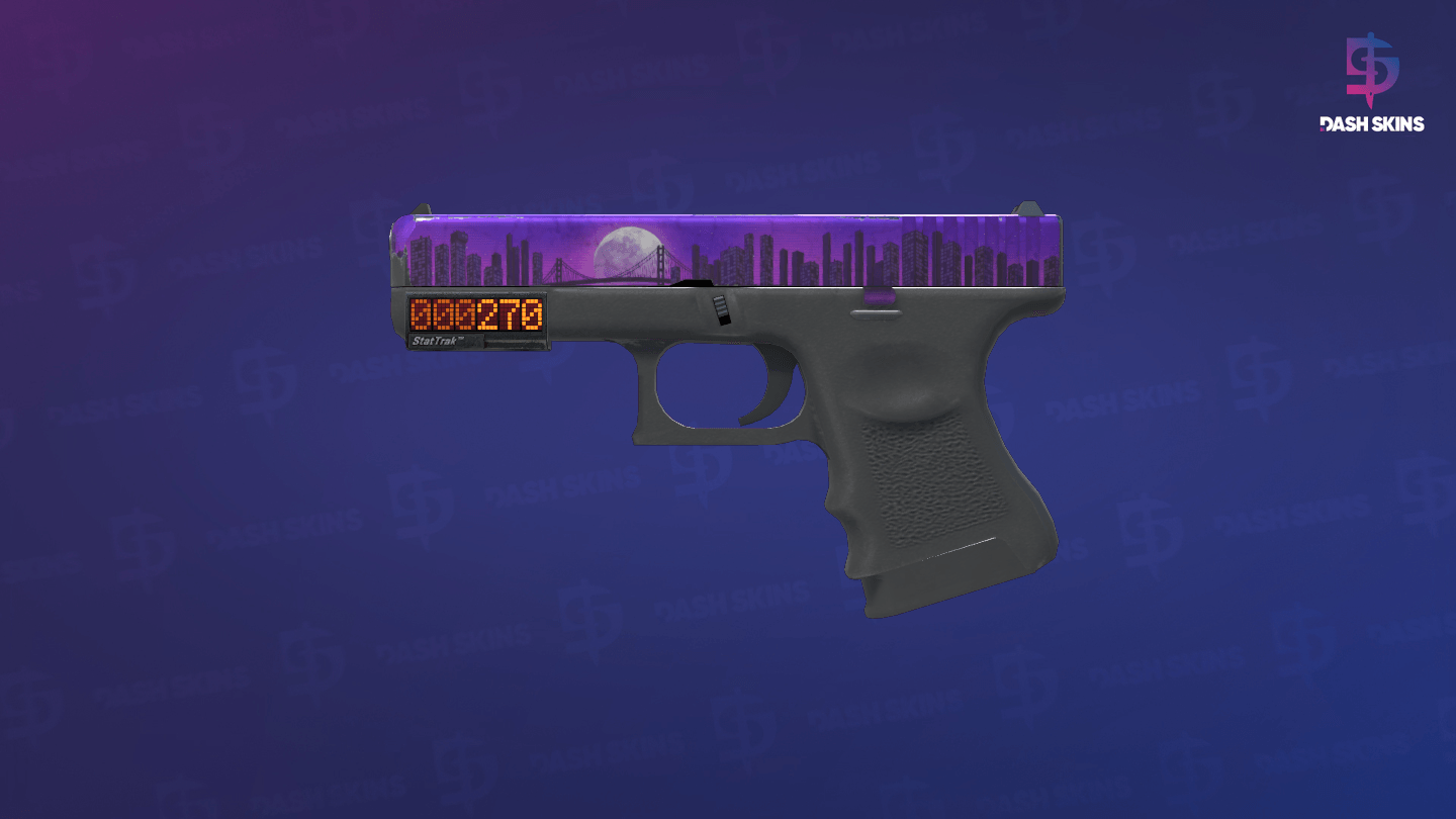 StatTrak™ Glock-18 | Moonrise (Field-Tested) Screenshot Playside