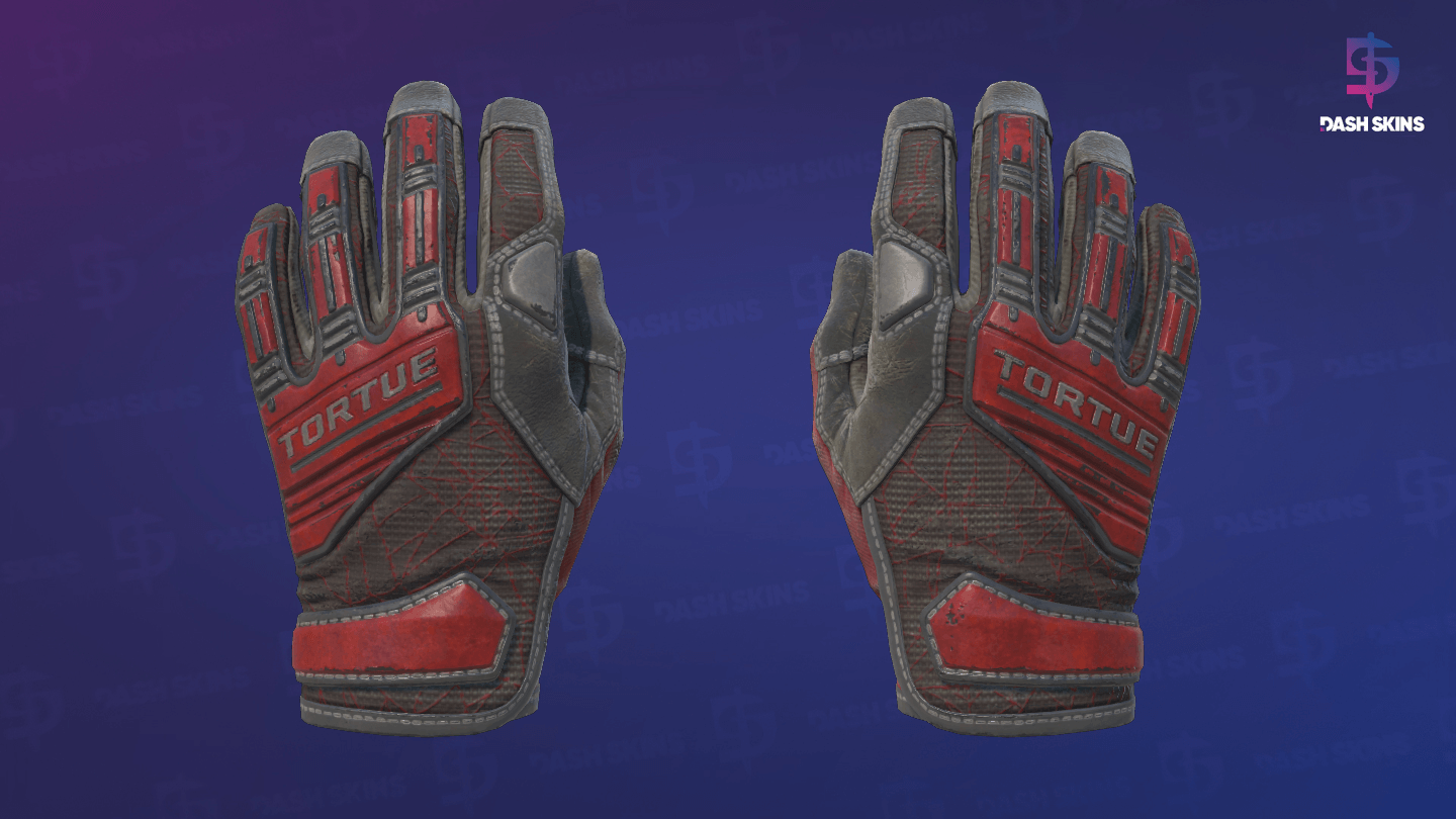 ★ Specialist Gloves | Crimson Web (Well-Worn) Screenshot Playside