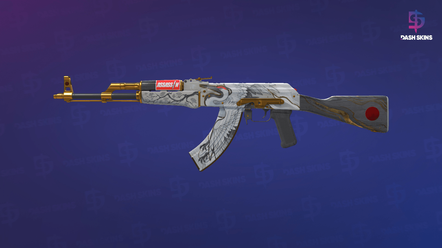 AK-47 | Crane Flight (Minimal Wear) Screenshot Playside