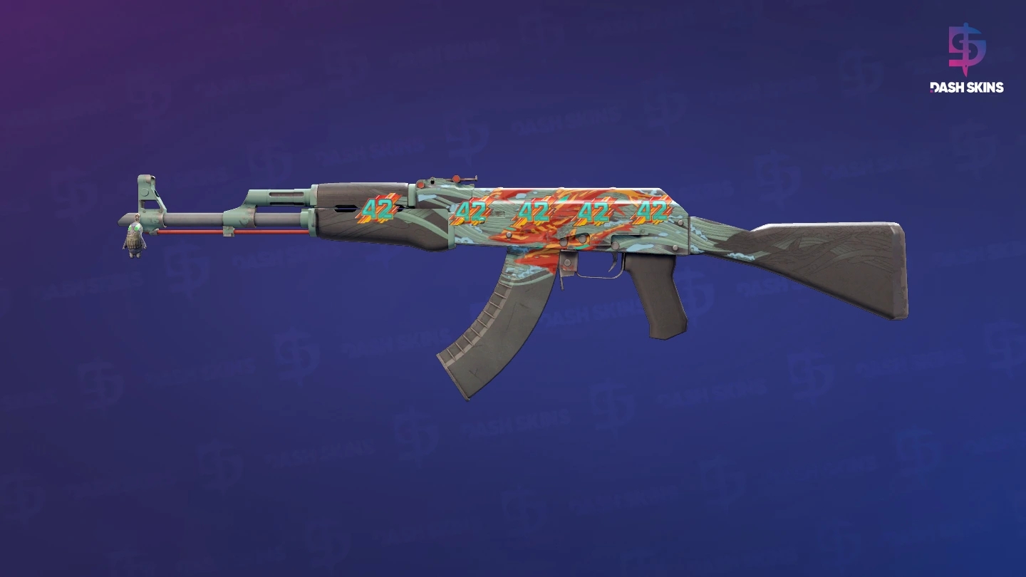 AK-47 | Aquamarine Revenge (Field-Tested) Screenshot Playside