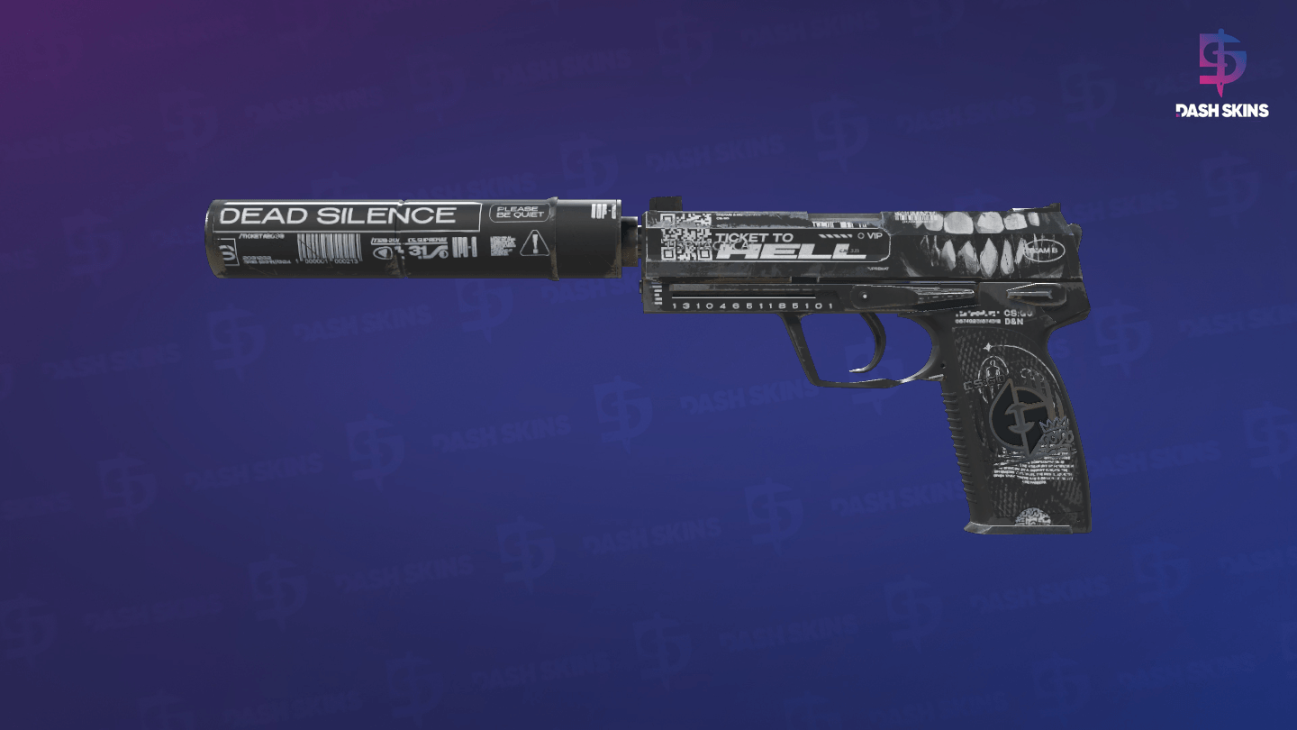 USP-S | Ticket to Hell (Field-Tested) Screenshot Playside