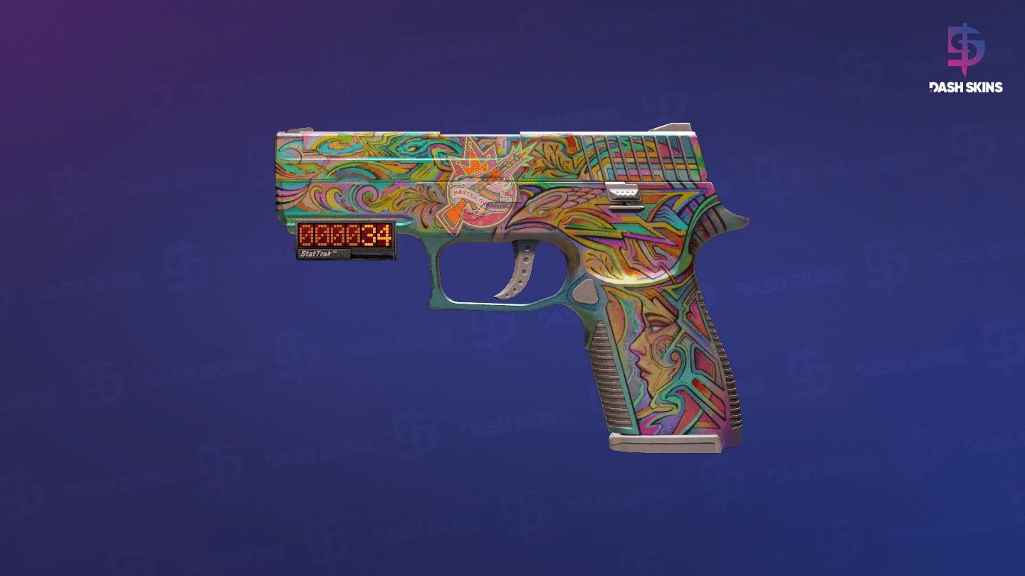 StatTrak™ P250 | Visions (Field-Tested) Screenshot Playside