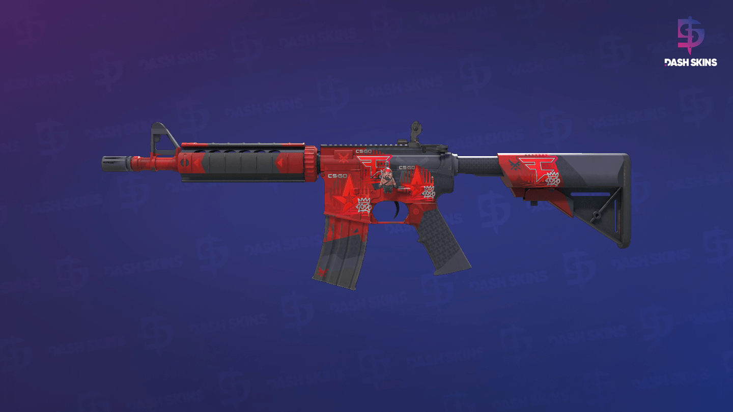M4A4 | Evil Daimyo (Minimal Wear) Screenshot Playside