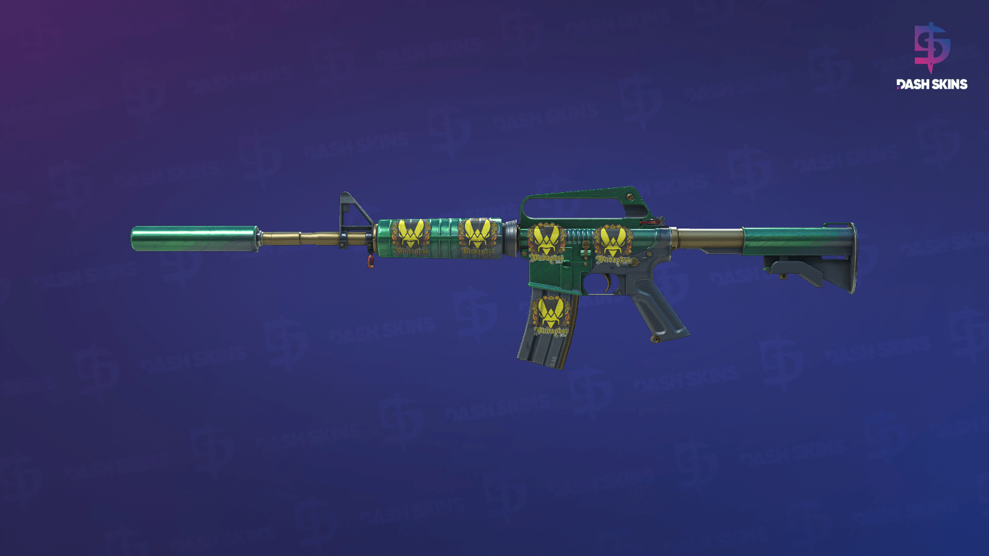 M4A1-S | Electrum (Minimal Wear) Screenshot Playside