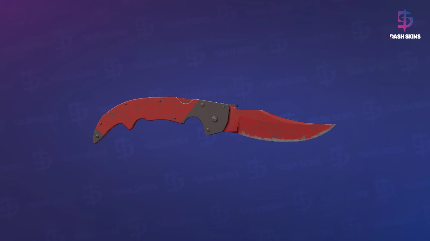 ★ Falchion Knife | Crimson Web (Field-Tested) Screenshot Playside