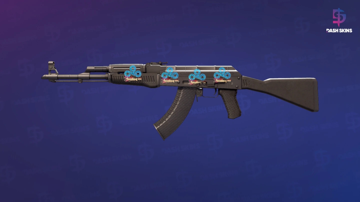 AK-47 | Slate (Well-Worn) Screenshot Playside