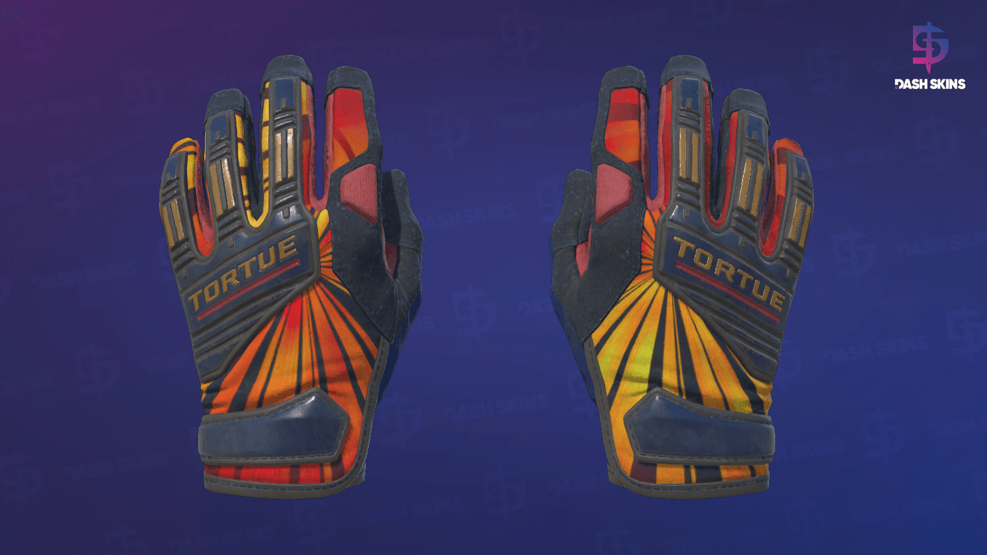 ★ Specialist Gloves | Sunburst (Well-Worn) Screenshot Playside