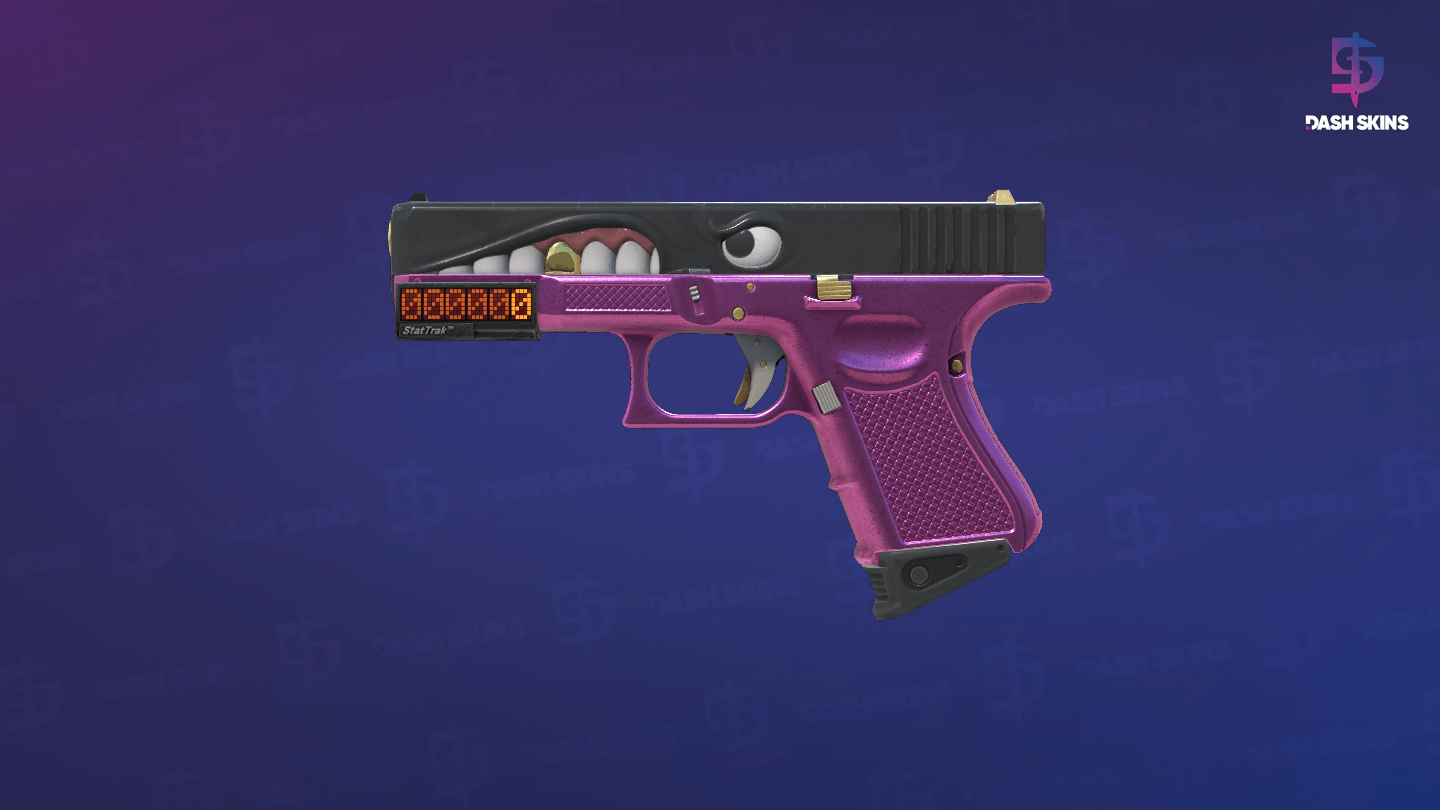 StatTrak™ Glock-18 | Gold Toof (Minimal Wear) Screenshot Playside