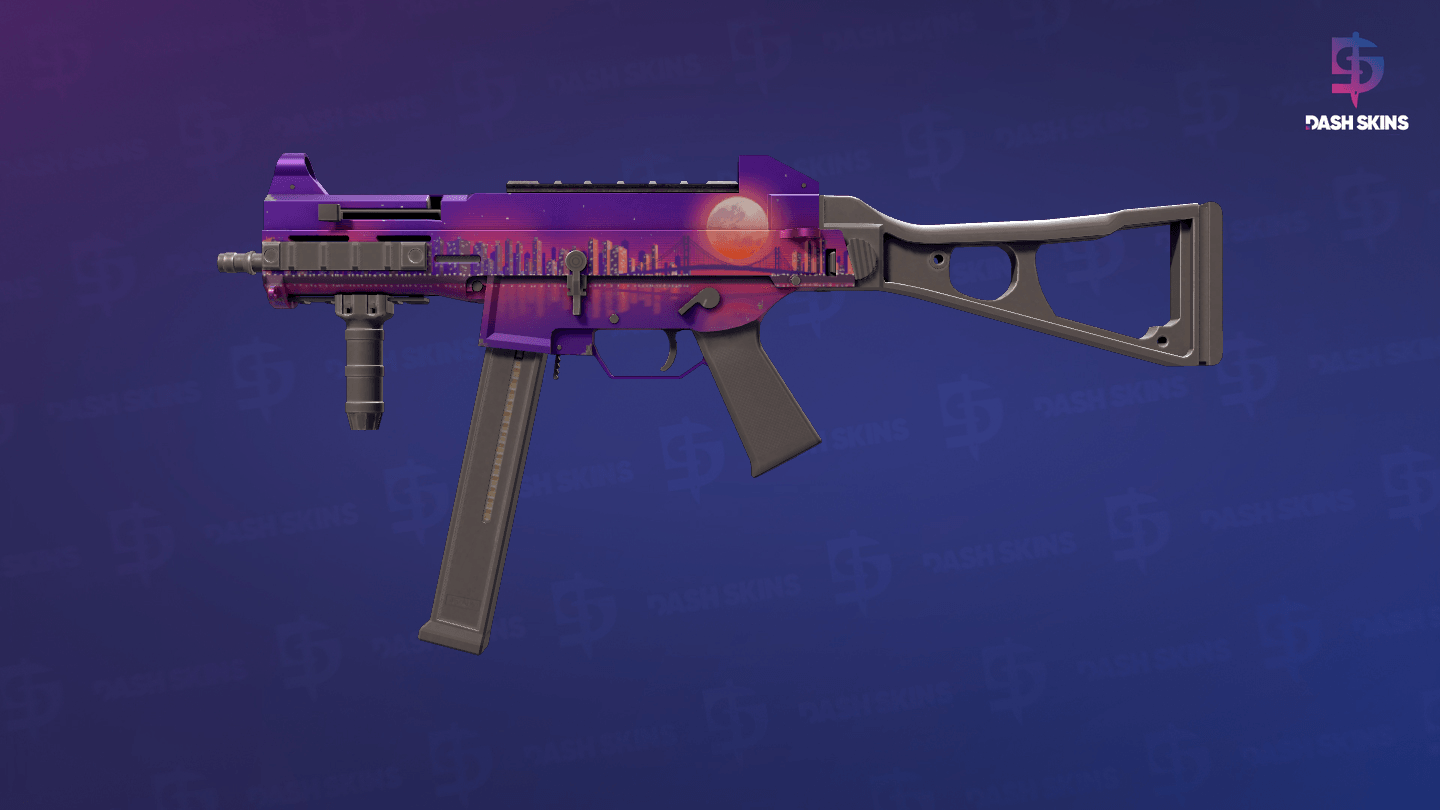 UMP-45 | Moonrise (Factory New) Screenshot Playside