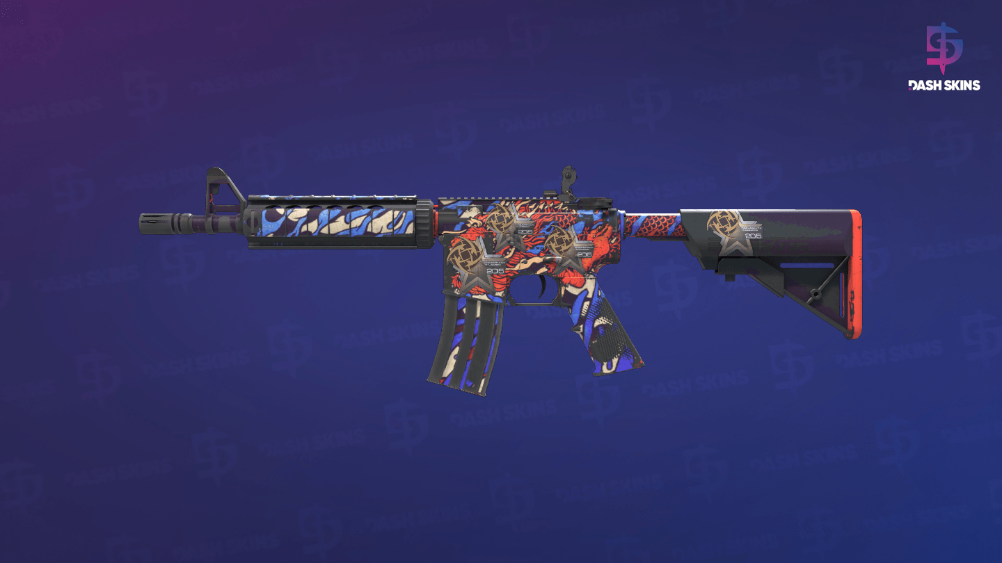 M4A4 | 龍王 (Dragon King) (Field-Tested) Screenshot Playside