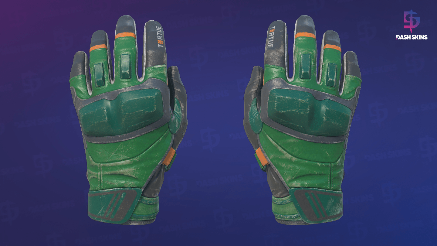 ★ Moto Gloves | Turtle (Well-Worn) Screenshot Playside