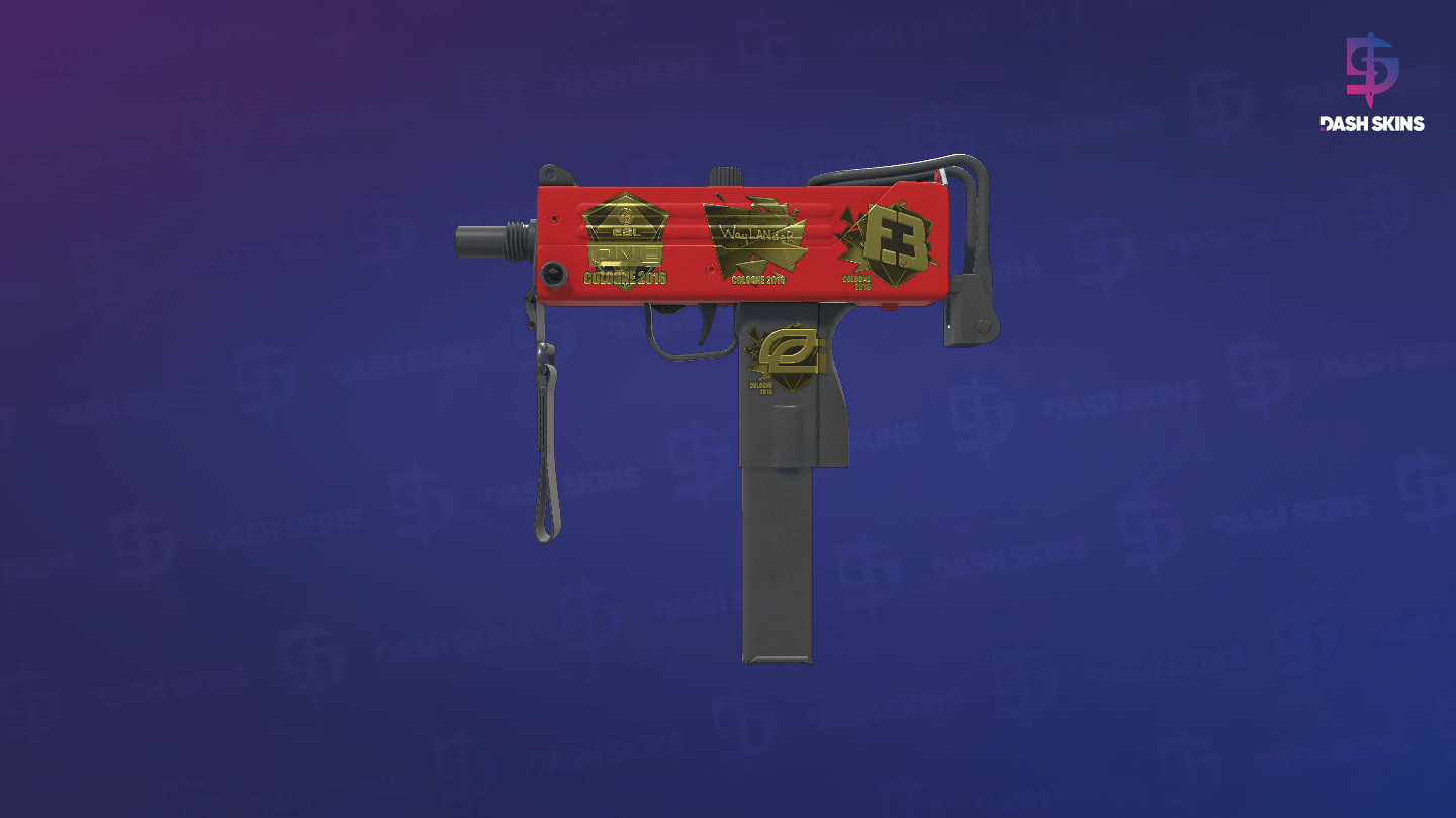 Souvenir MAC-10 | Candy Apple (Minimal Wear) Screenshot Playside
