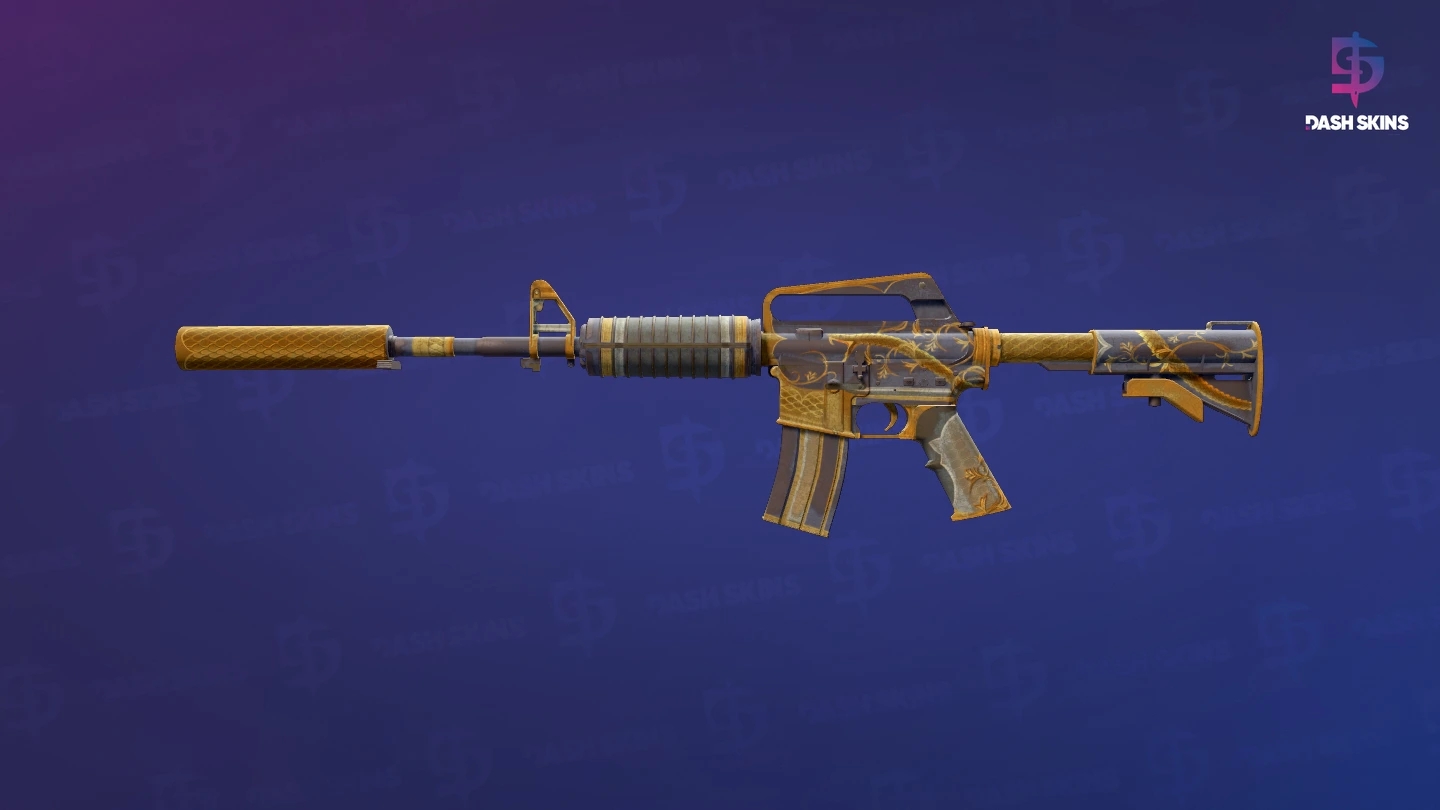 M4A1-S | Golden Coil (Battle-Scarred) Screenshot Playside