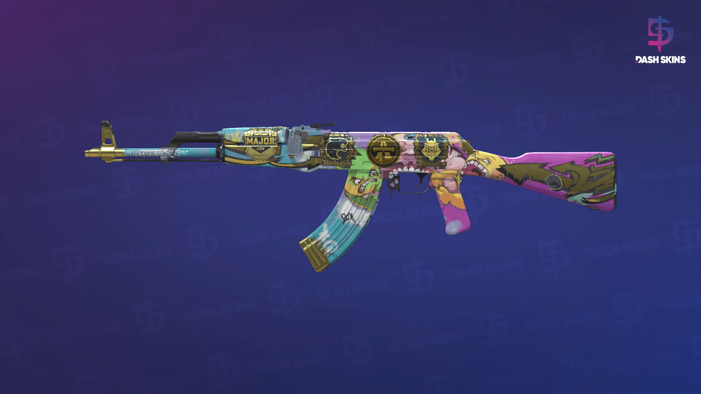 Souvenir AK-47 | B the Monster (Field-Tested) Screenshot Playside