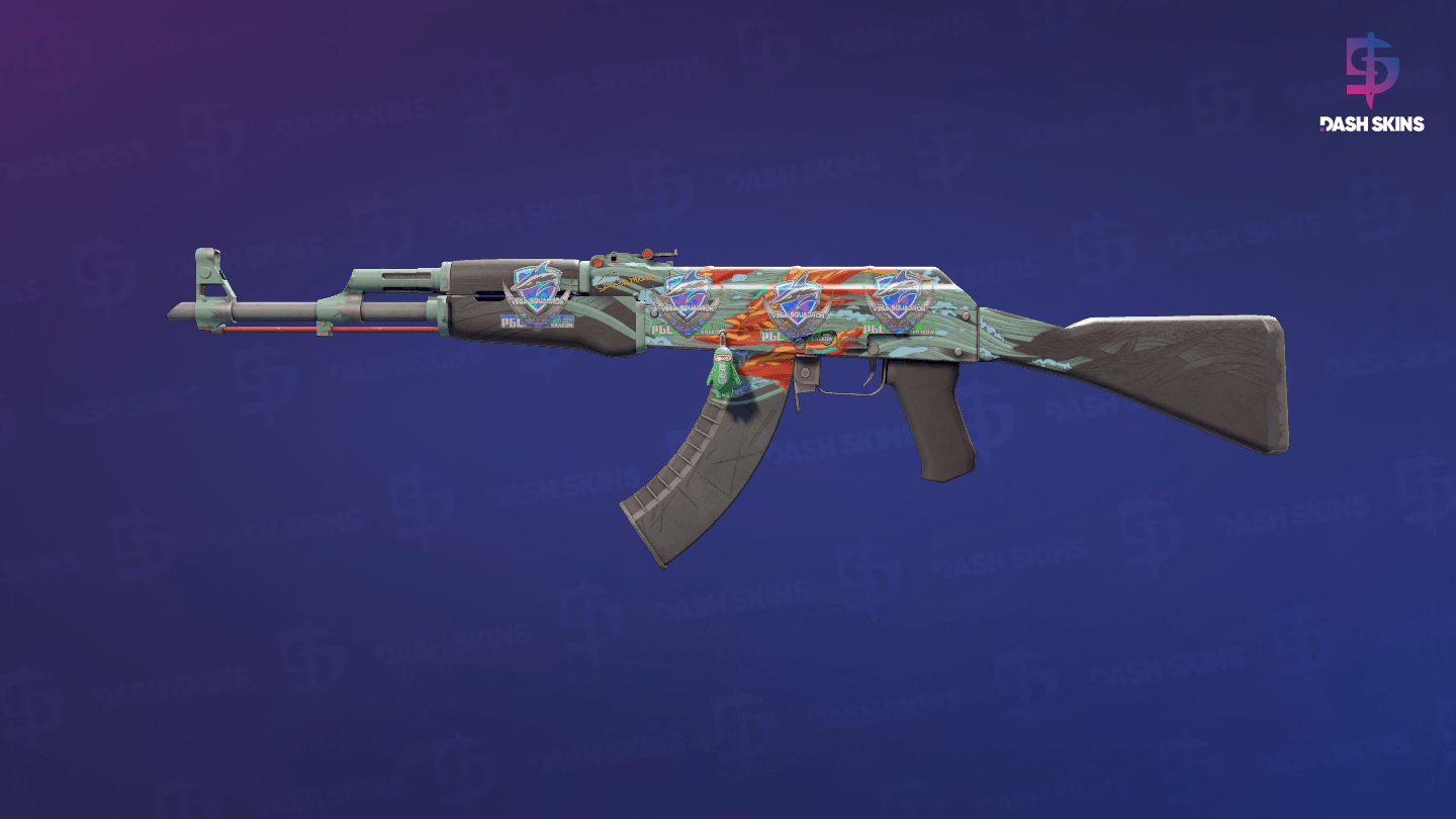 AK-47 | Aquamarine Revenge (Field-Tested) Screenshot Playside