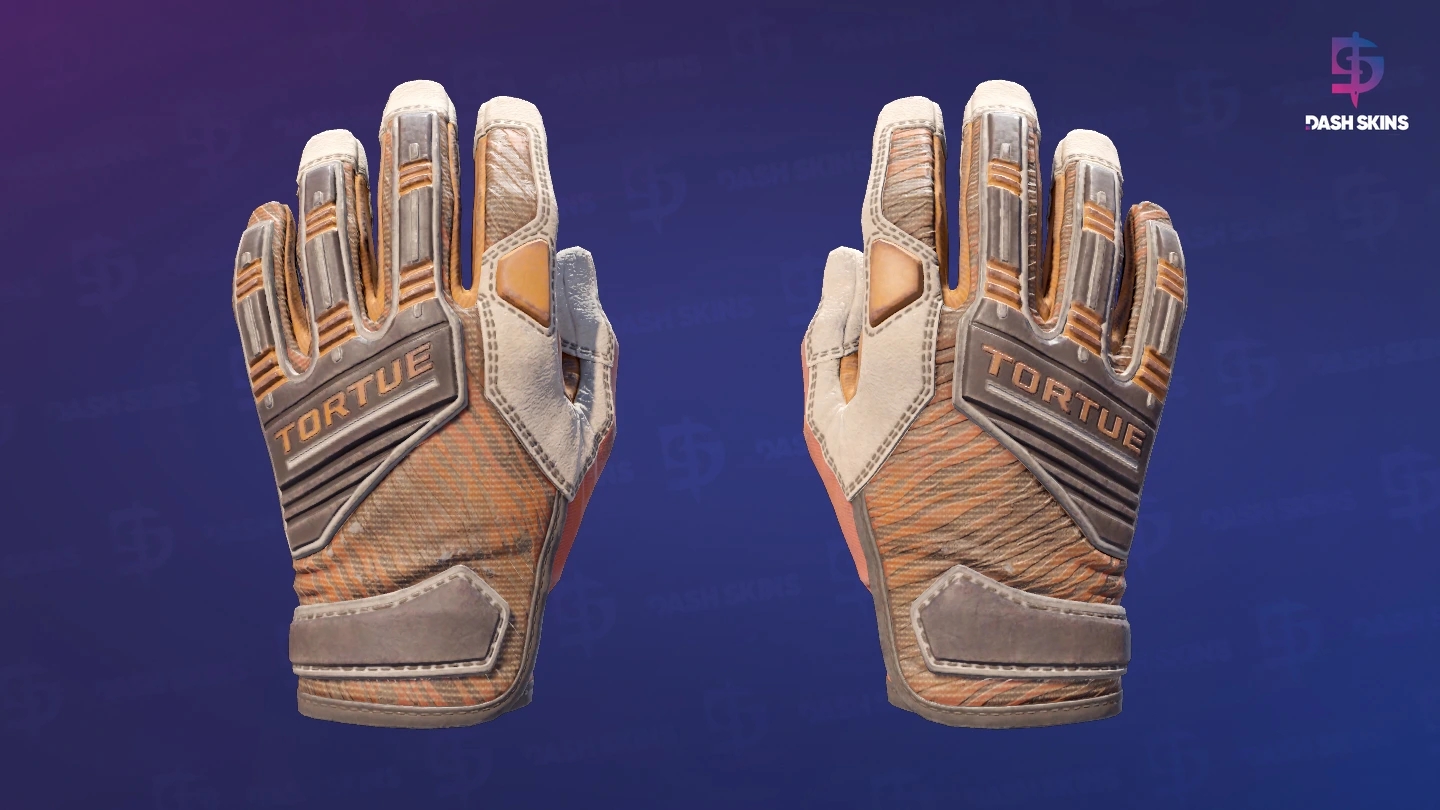 ★ Specialist Gloves | Tiger Strike (Well-Worn) Screenshot Playside