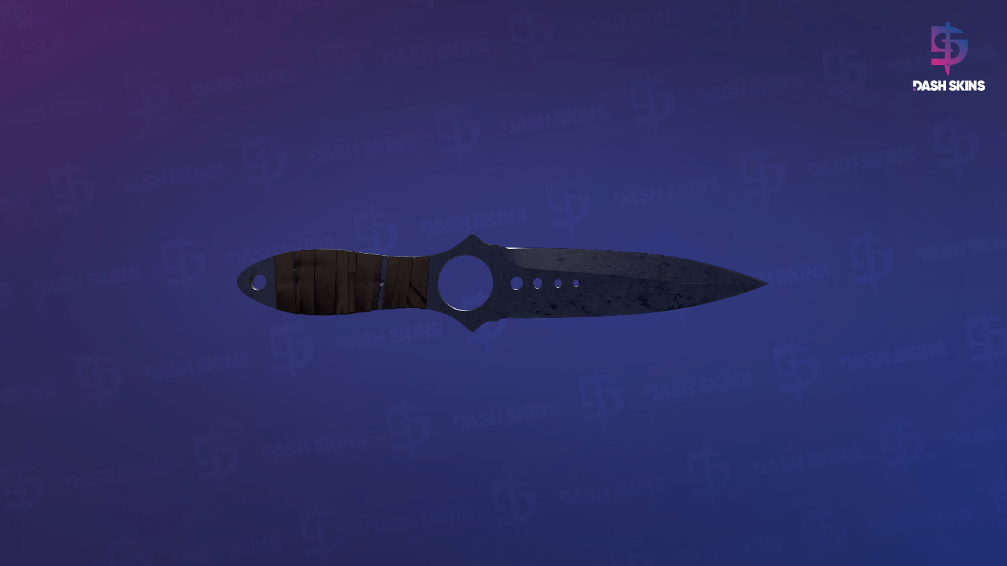 ★ Skeleton Knife | Blue Steel (Well-Worn) Screenshot Playside