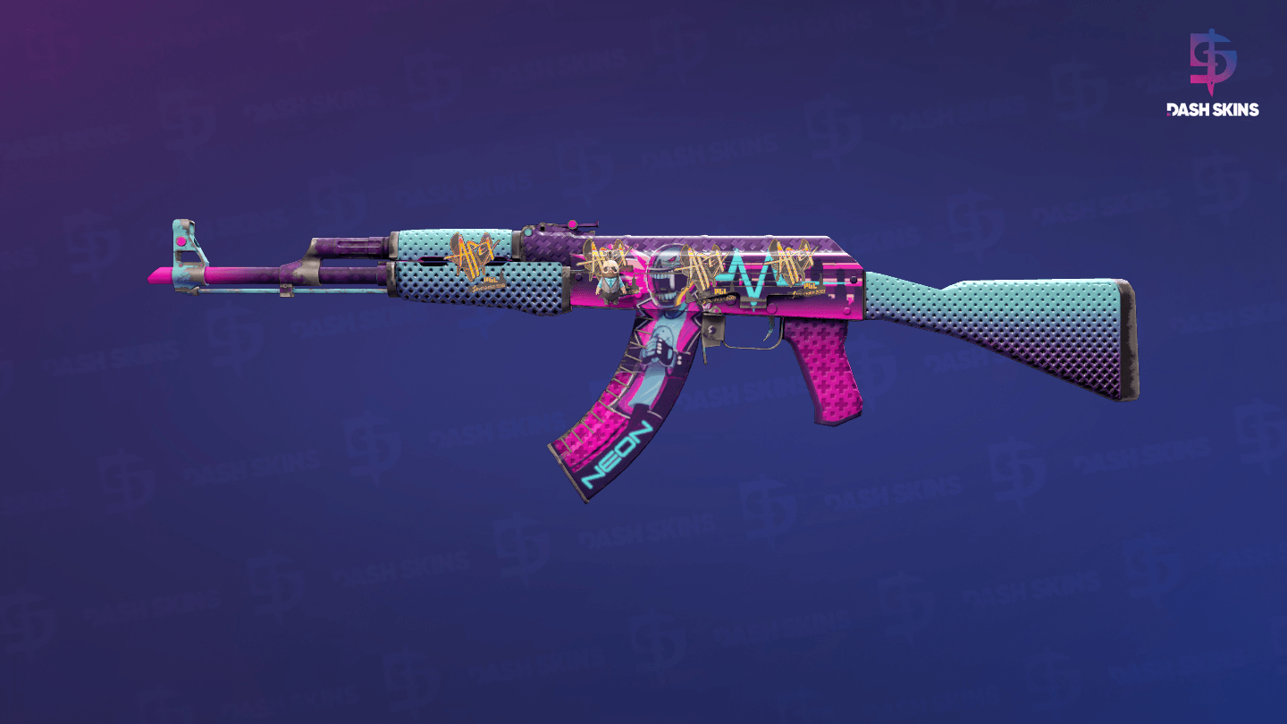 AK-47 | Neon Rider (Field-Tested) Screenshot Playside