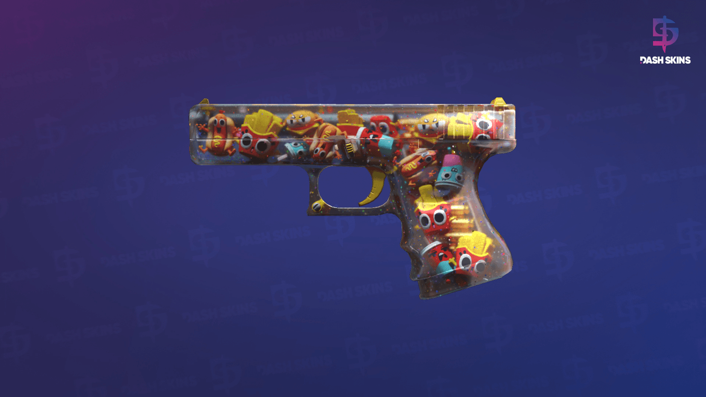 Glock-18 | Snack Attack (Well-Worn) Screenshot Playside