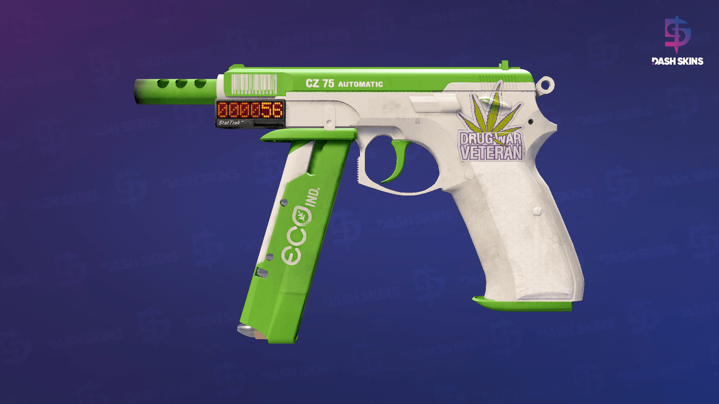 StatTrak™ CZ75-Auto | Eco (Minimal Wear) Screenshot Playside