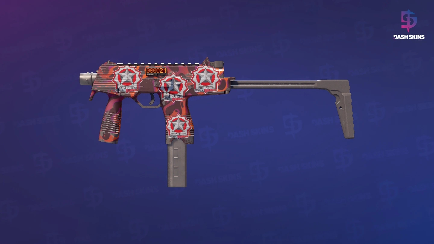 StatTrak™ MP9 | Ruby Poison Dart (Field-Tested) Screenshot Playside