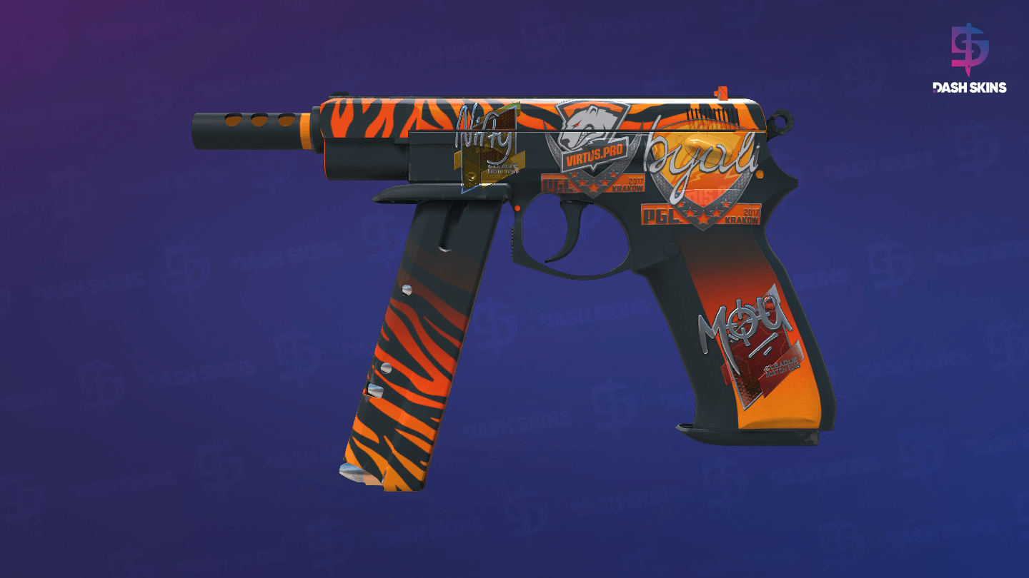 CZ75-Auto | Tigris (Minimal Wear) Screenshot Playside