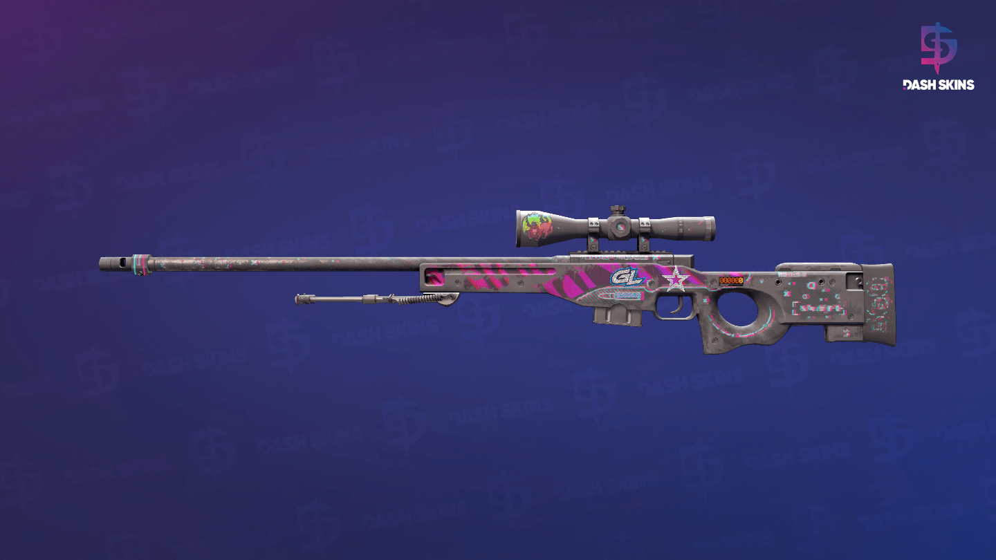 StatTrak™ AWP | Chromatic Aberration (Battle-Scarred) Screenshot Playside