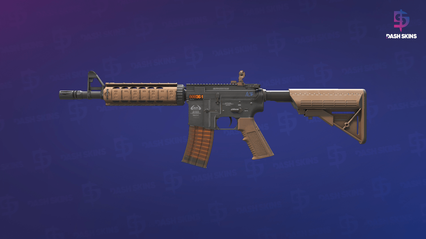 StatTrak™ M4A4 | Poly Mag (Factory New) Screenshot Playside