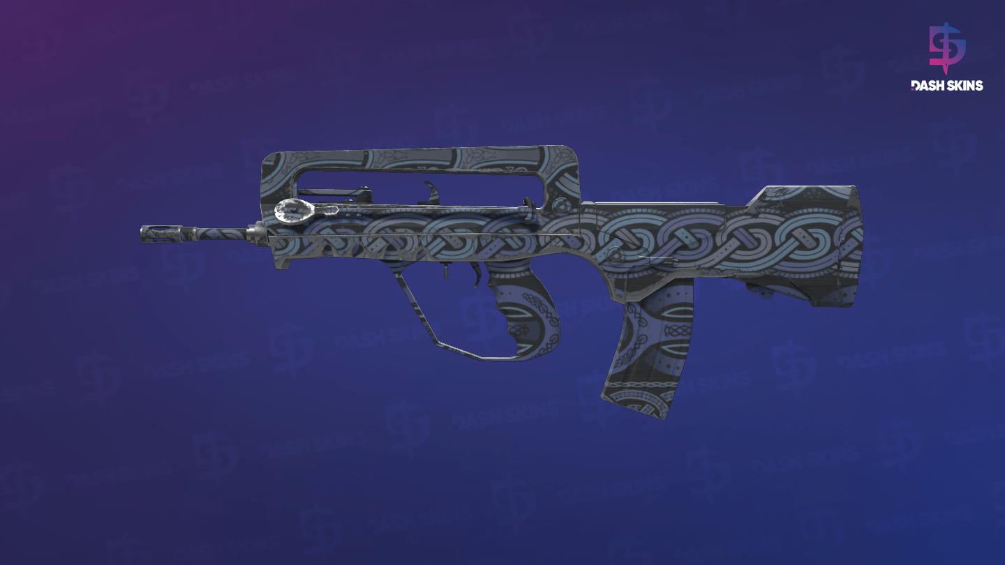 FAMAS | Night Borre (Minimal Wear) Screenshot Playside