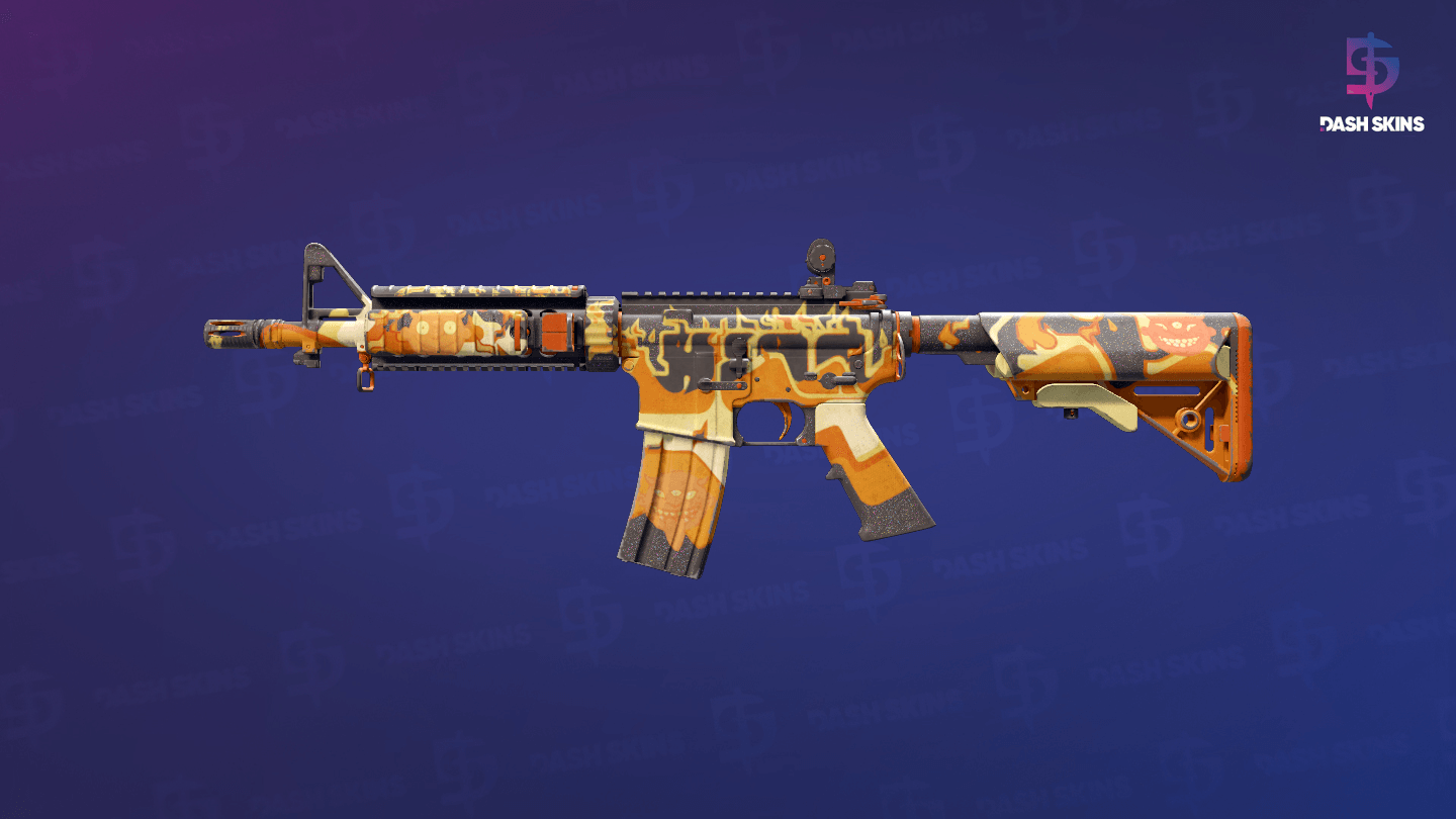 M4A4 | Hellish (Well-Worn) Screenshot Playside