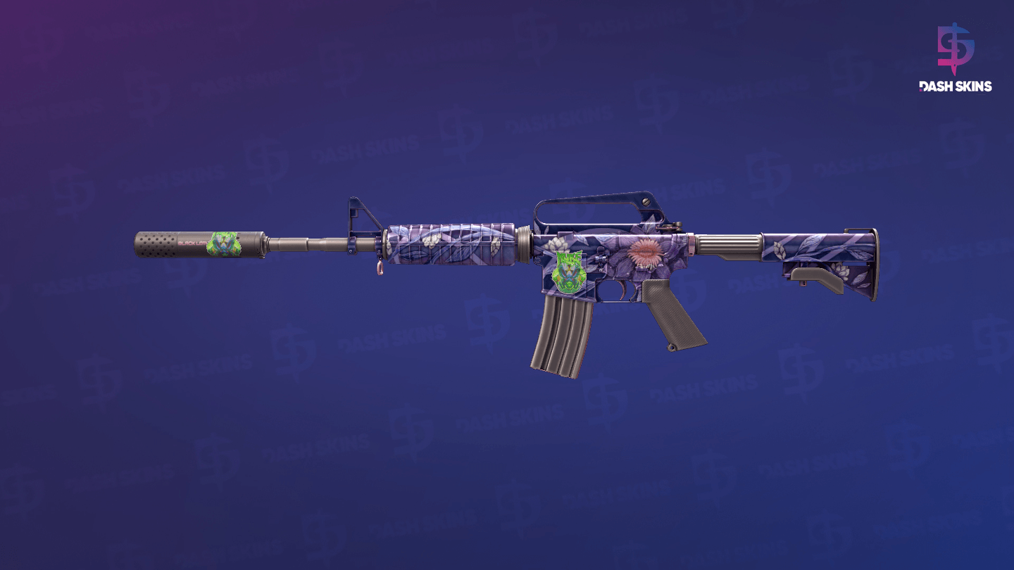 M4A1-S | Black Lotus (Minimal Wear) Screenshot Playside