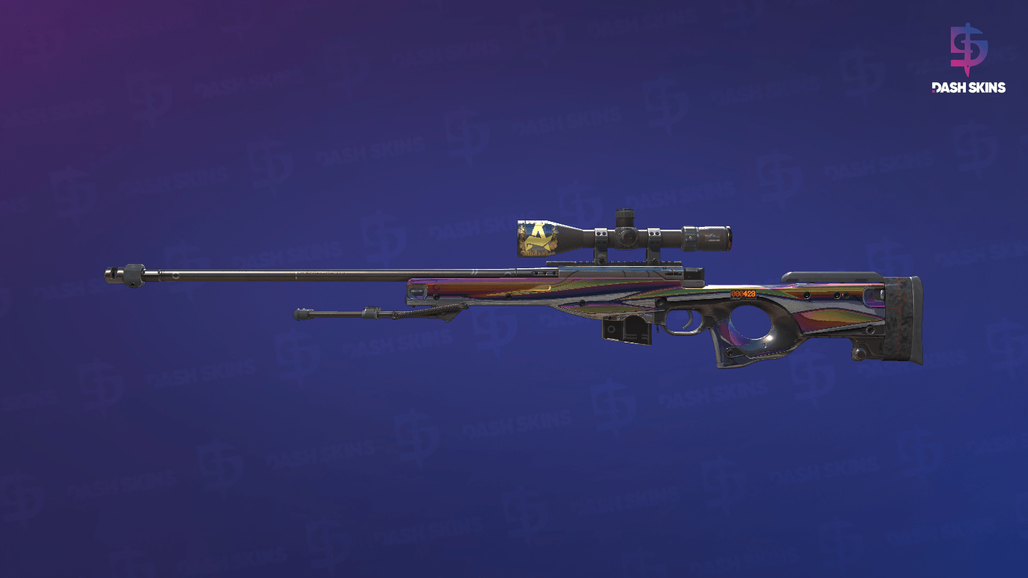 StatTrak™ AWP | Chrome Cannon (Well-Worn) Screenshot Playside