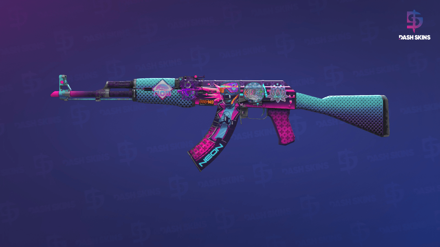 StatTrak™ AK-47 | Neon Rider (Field-Tested) Screenshot Playside