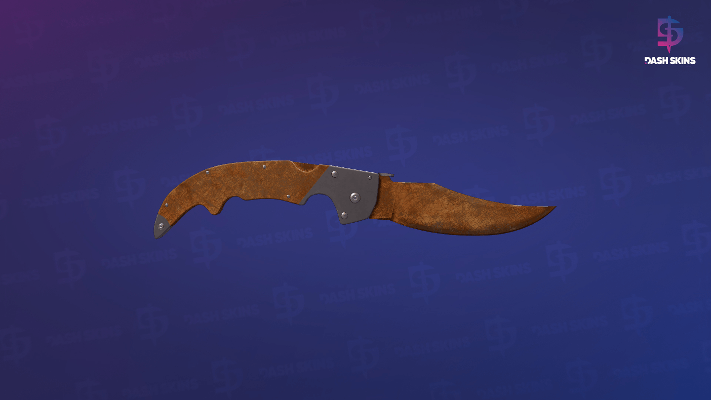 ★ Falchion Knife | Rust Coat (Battle-Scarred) Screenshot Playside