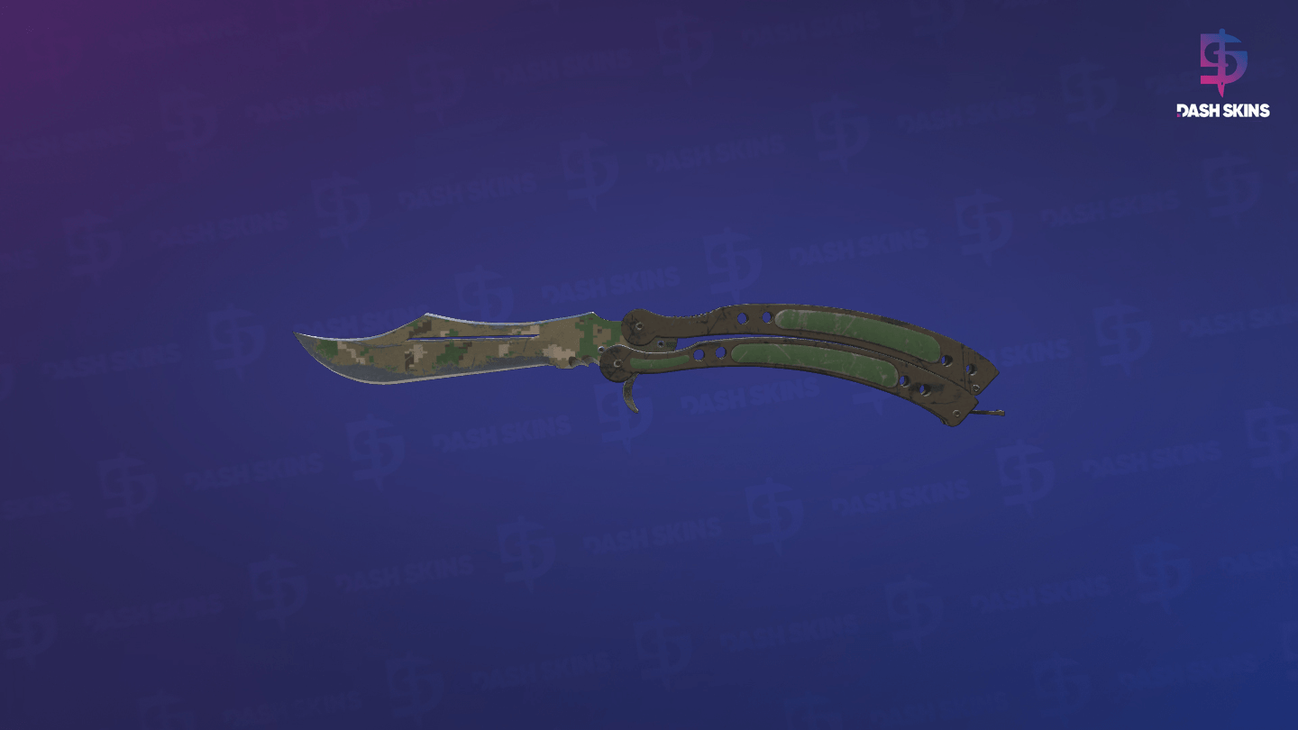 ★ Butterfly Knife | Forest DDPAT (Battle-Scarred) Screenshot Playside
