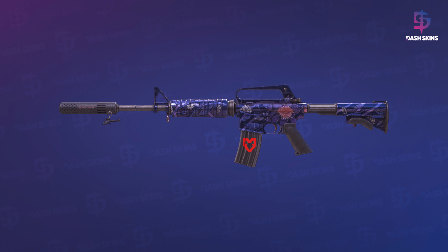 M4A1-S | Black Lotus (Battle-Scarred) Screenshot Playside