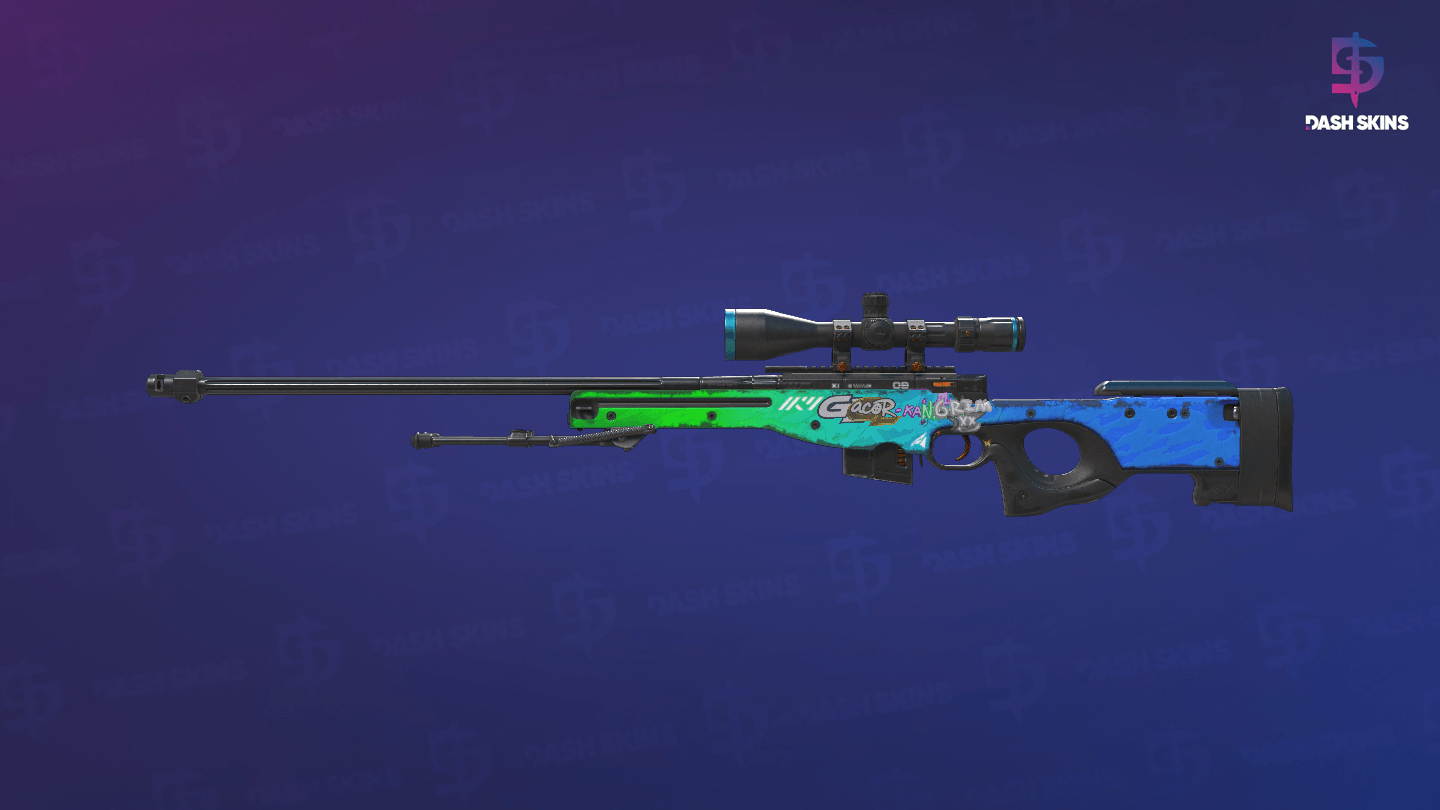 AWP | Ice Coaled (Field-Tested) Screenshot Playside