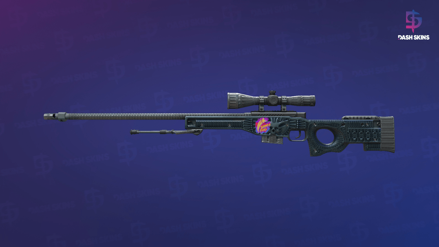 AWP | Exoskeleton (Well-Worn) Screenshot Playside