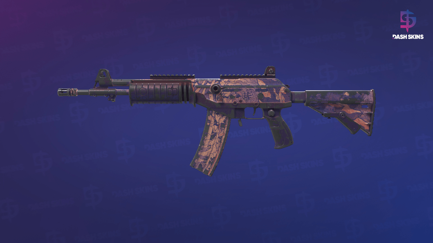 Galil AR | Sky Mandala (Battle-Scarred) Screenshot Playside