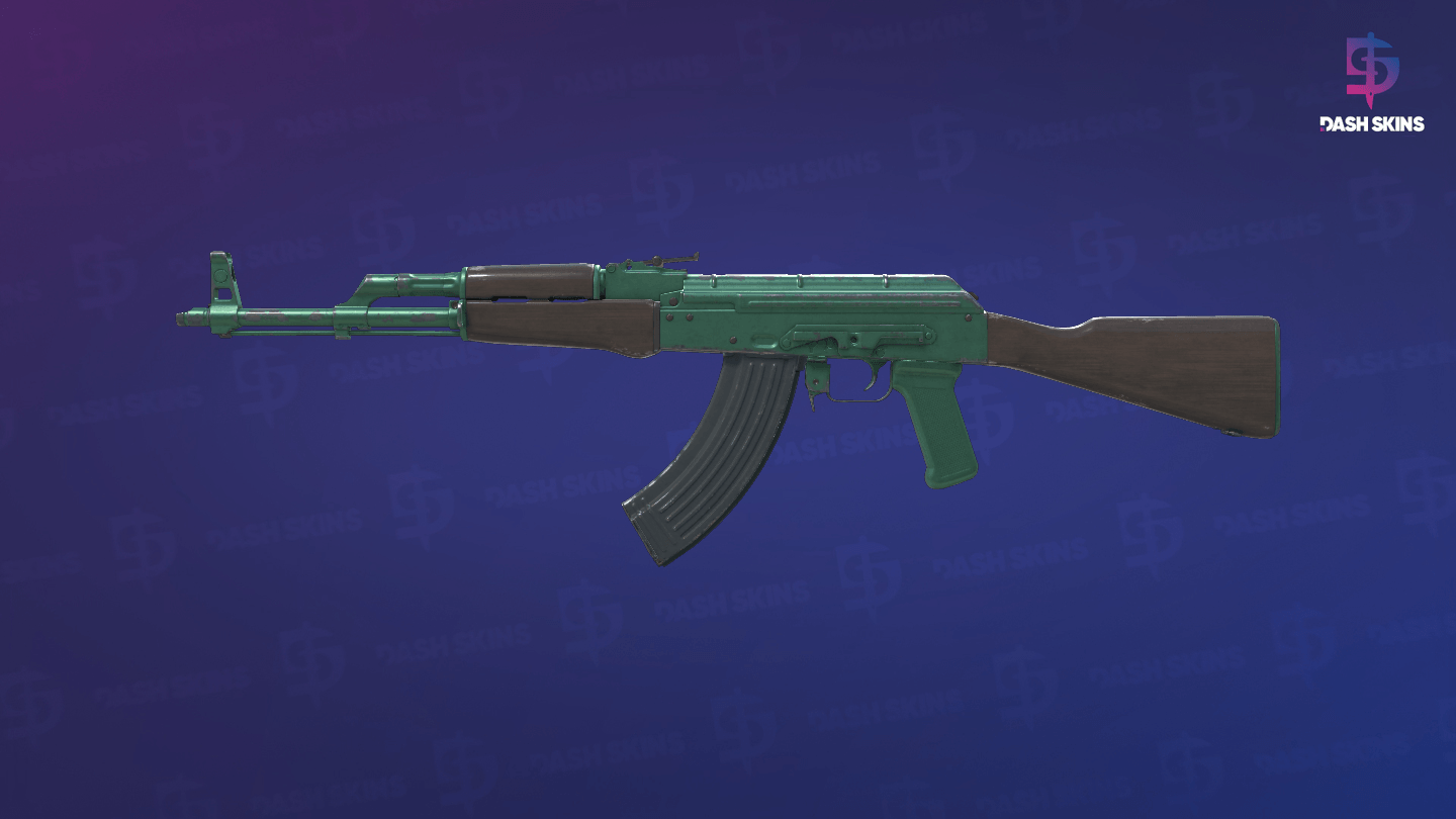 AK-47 | Wintergreen (Field-Tested) Screenshot Playside