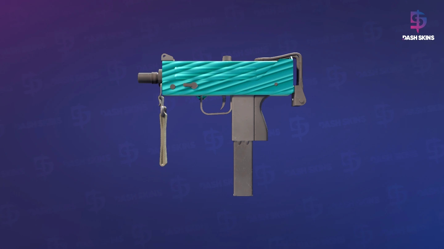 MAC-10 | Malachite (Minimal Wear) Screenshot Playside