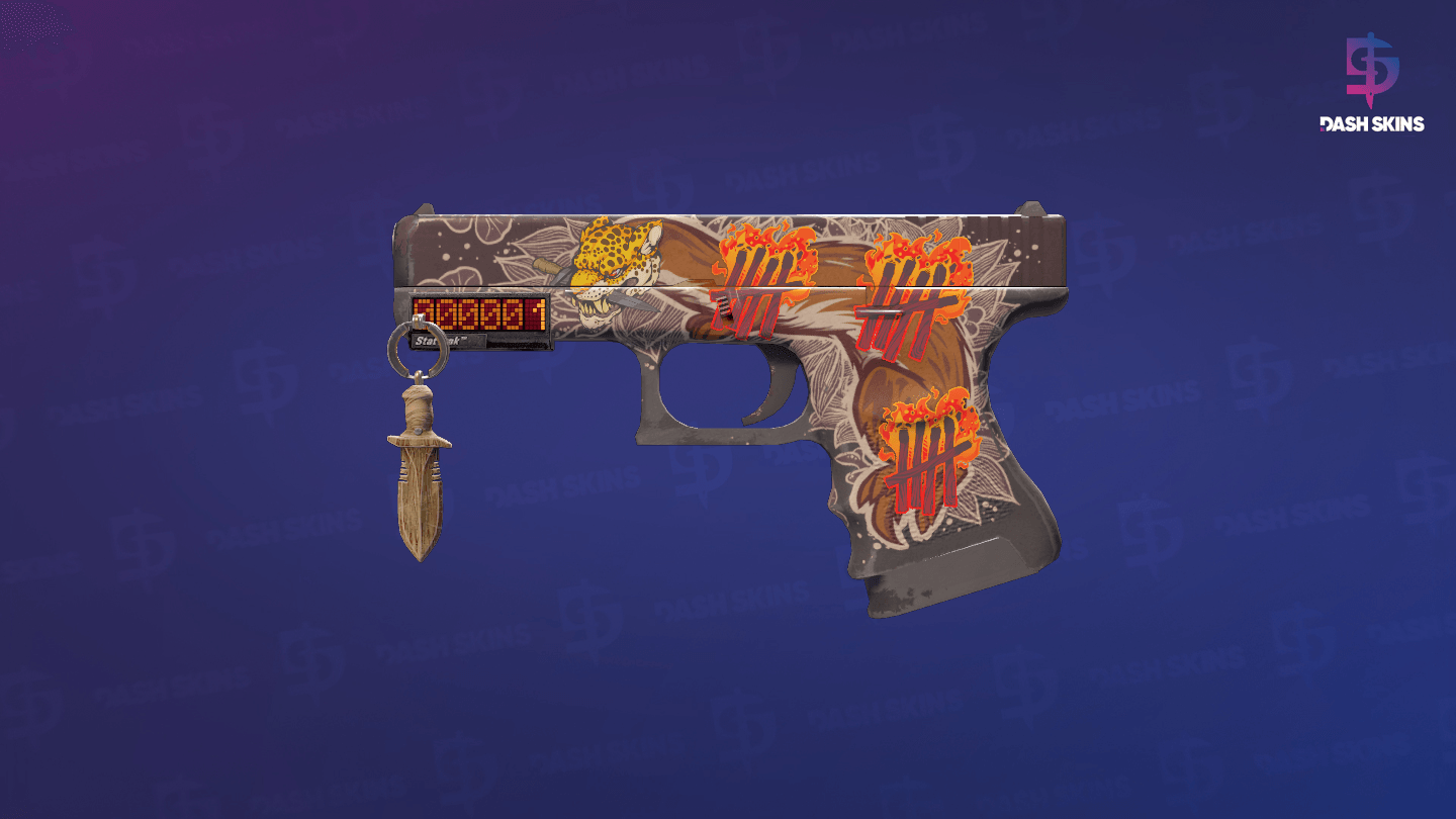 StatTrak™ Glock-18 | Weasel (Well-Worn) Screenshot Playside