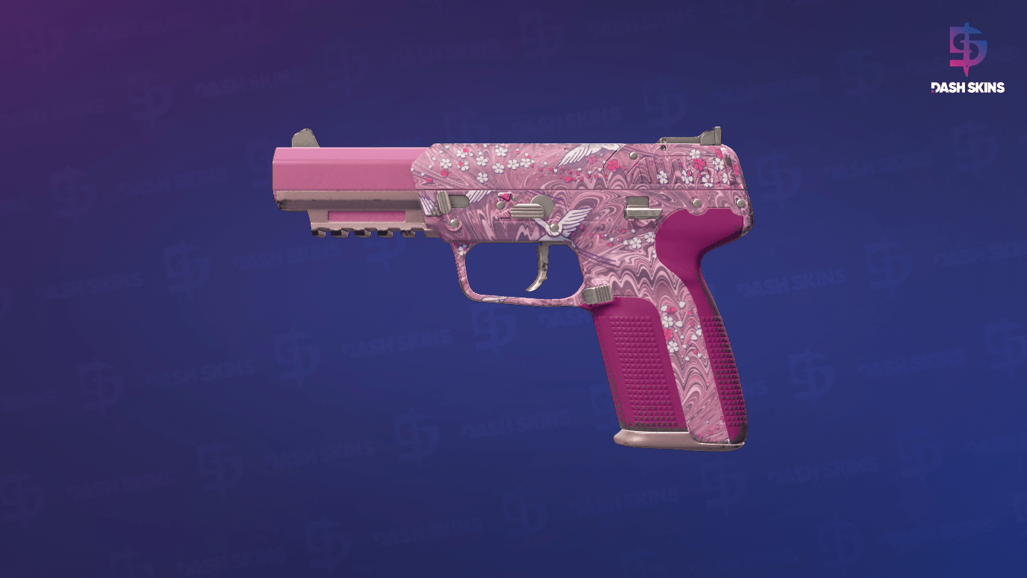 Five-SeveN | Fraise Crane (Minimal Wear) Screenshot Playside