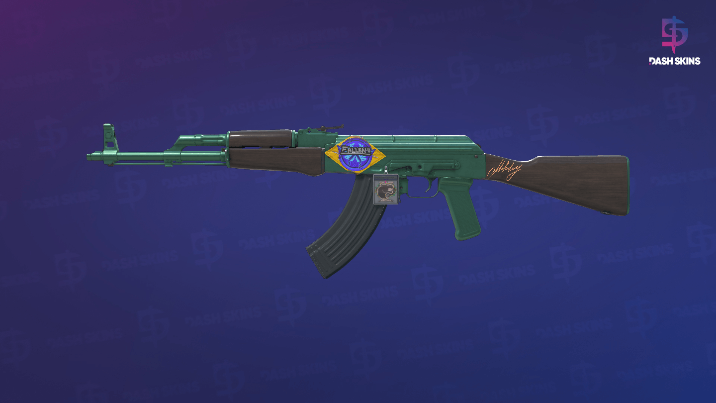 AK-47 | Wintergreen (Factory New) Screenshot Playside