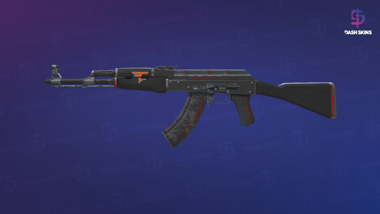AK-47 | Redline (Well-Worn) Screenshot Playside