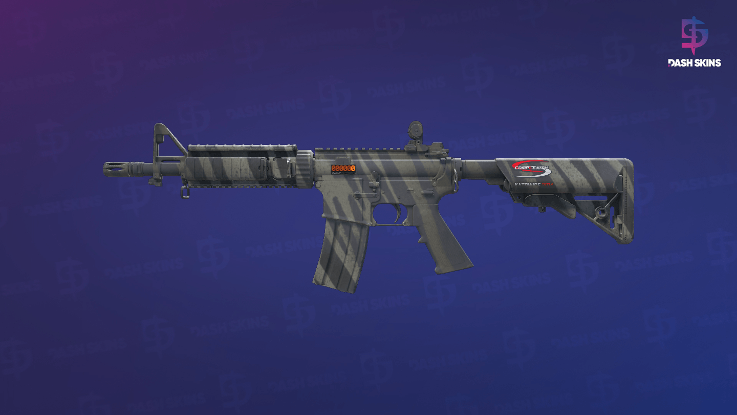 StatTrak™ M4A4 | Faded Zebra (Minimal Wear) Screenshot Playside