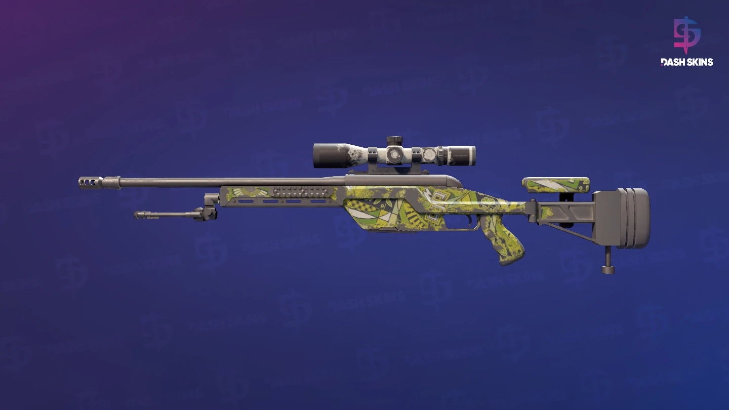 SSG 08 | Spring Twilly (Well-Worn) Screenshot Playside