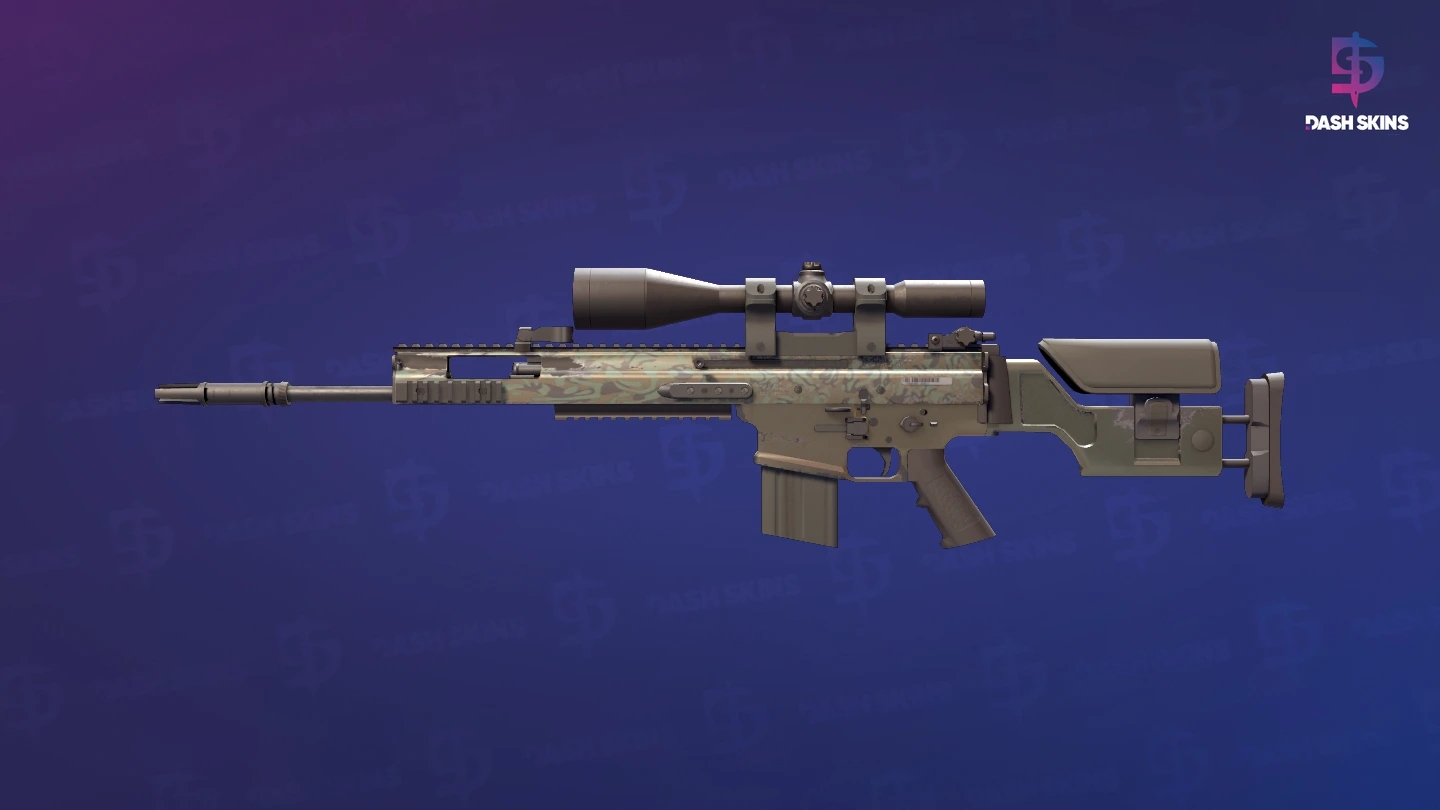 SCAR-20 | Army Sheen (Minimal Wear) Screenshot Playside